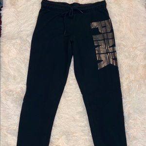 Black joggers by Pink